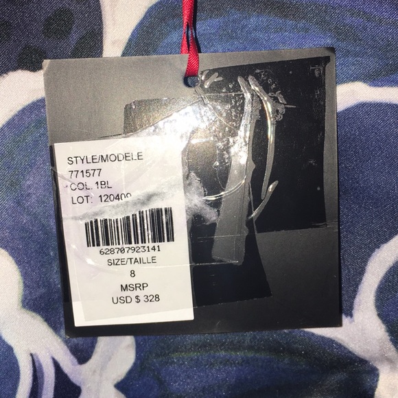 Cynthia Rowley blue shift dress NWT size 8 - Picture 5 of 7